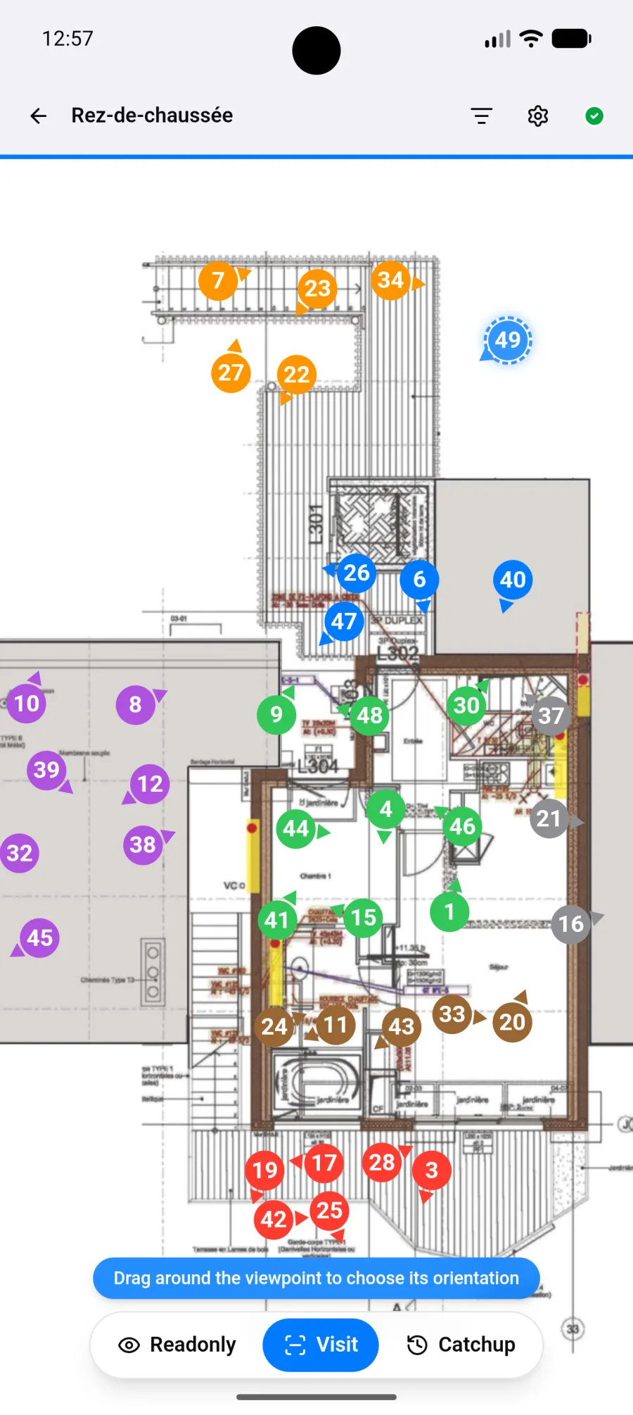 Visionneuse de plans sur Android