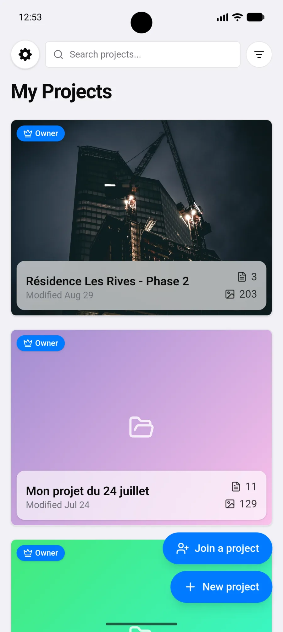 PhotoReport sur Android